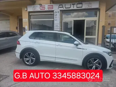 Usata VW Tiguan R-line 150 CV (110 kW) 2021 Bianco SUV