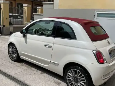 Usata Fiat 500 Sport 105 CV (77 kW) 2014 Bianco Cabrio