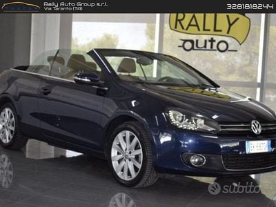 Usata VW Golf Cabriolet 105 CV (77 kW) 2011 Blu Cabrio