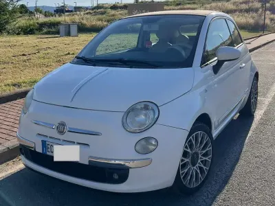 Usata Fiat 500C Lounge 69 CV (50 kW) 2010 Bianco Cabrio