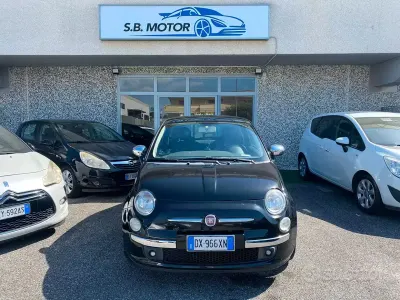 Usata Fiat 500 Lounge 69 CV (50 kW) 2009 Nero Cabrio