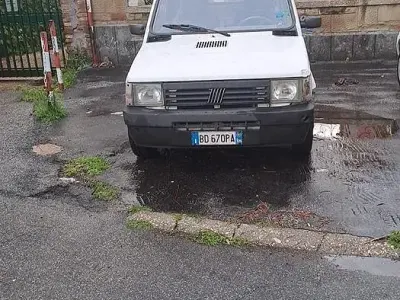 Usata Fiat Panda 45 CV (33 kW) 1999 Bianco Furgone
