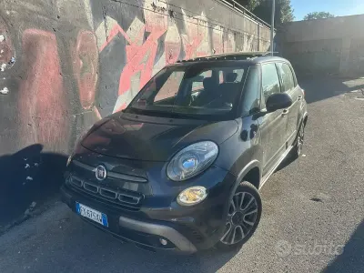 Käytetty Fiat 500L Cross 95 HP (69 kW) 2019 Harmaa Tila-auto