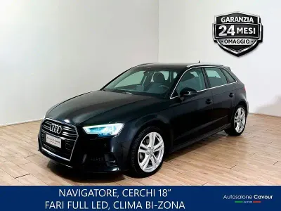 Usata Audi A3 Sportback g-tron Business 131 CV (96 kW) 2019 Nero Utilitaria