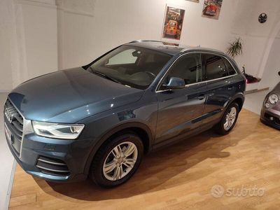 Usata Audi Q3 Advanced Plus 150 CV (110 kW) 2016 Blu/azzurro SUV