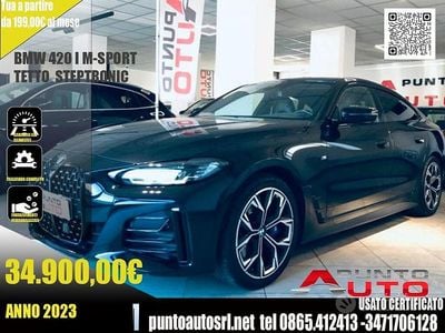 Usata BMW 420 M Sport 184 CV (135 kW) 2023 Nero Coupé