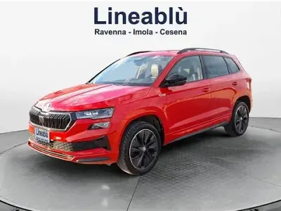 Usata Skoda Karoq SportLine 116 CV (85 kW) 2023 Rosso SUV