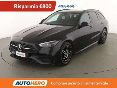 Käytetty Mercedes C300e Premium 204 HP (150 kW) 2022 Musta Farmari