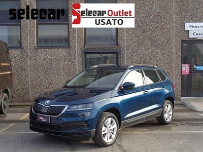 Usata Skoda Karoq Ambition 110 CV (80 kW) 2022 Bl2b blu metallizzato SUV