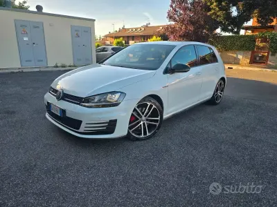 Usata VW Golf VII GTD 184 CV (135 kW) 2015 Bianco Berlina