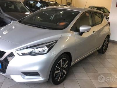 Usata Nissan Micra Acenta 71 CV (52 kW) 2018 Argento Utilitaria