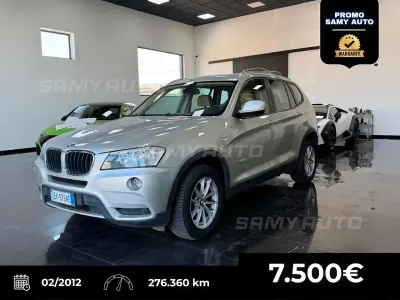 Usata BMW X3 184 CV (135 kW) 2012 Argento SUV