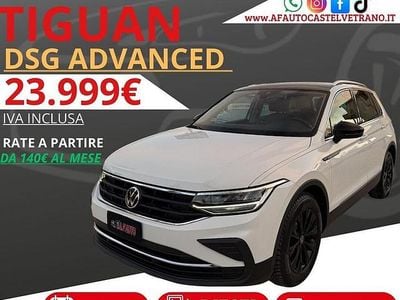 Usata VW Tiguan 150 CV (110 kW) 2021 Bianco SUV
