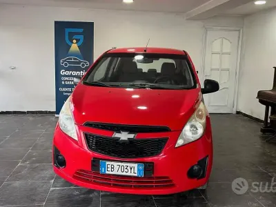 Usata Chevrolet Spark 68 CV (50 kW) 2010 Rosso Utilitaria