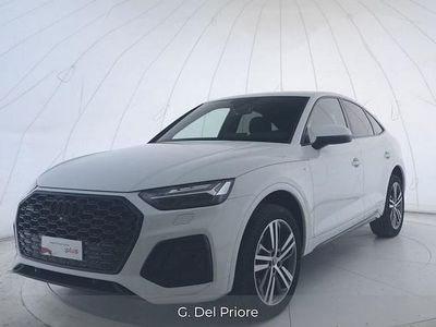 Usata Audi Q5 S-line plus 204 CV (150 kW) 2022 Bianco ghiaccio metallizzato SUV