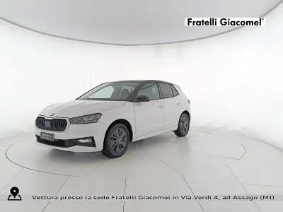 Usata Skoda Fabia 95 CV (69 kW) 2025 Bianco luna nero perlato Utilitaria