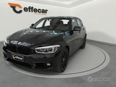Usata BMW 118 Sport Line 150 CV (110 kW) 2019 Nero Utilitaria