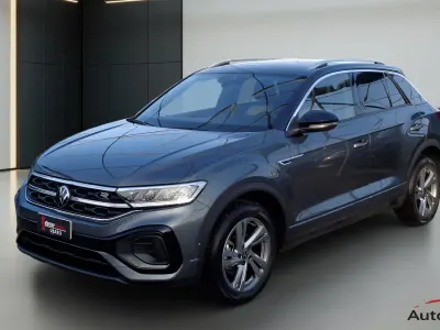 Usata VW T-Roc R-line 110 CV (80 kW) 2022 Grigio/tetto nero SUV