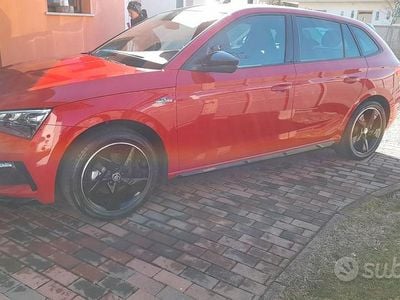 Usata Skoda Scala Monte Carlo 150 CV (110 kW) 2022 Rosso Utilitaria