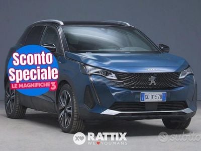 Usata Peugeot 3008 GT 300 CV (220 kW) 2021 Blu celebes SUV