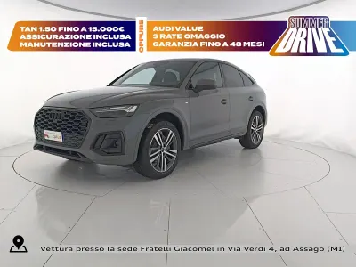 Usata Audi Q5 Sportback S-line plus 204 CV (150 kW) 2022 Grigio quantum SUV