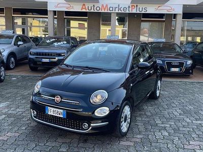 Käytetty Fiat 500 Lounge 69 HP (50 kW) 2016 Musta Viistoperä