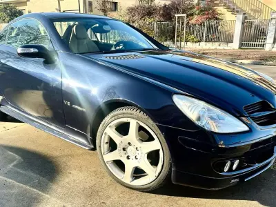 Usata Mercedes SLK200 163 CV (119 kW) 2008 Blu/azzurro Cabrio