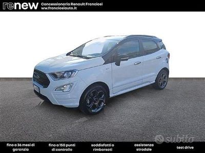 Usata Ford Ecosport S 95 CV (69 kW) 2020 Bianco SUV