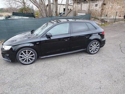 Usata Audi A3 S-Line 115 CV (84 kW) 2016 Nero Berlina