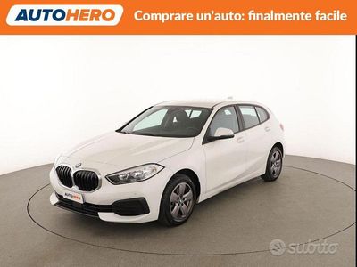 Usata BMW 118 Advantage 149 CV (109 kW) 2021 Bianco Utilitaria