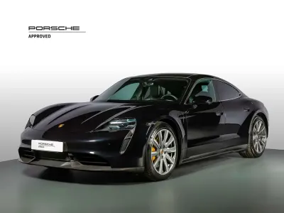 Usata Porsche Taycan Turbo S 141 kW (193 CV) 2020 Nero jet metallizzato Berlina