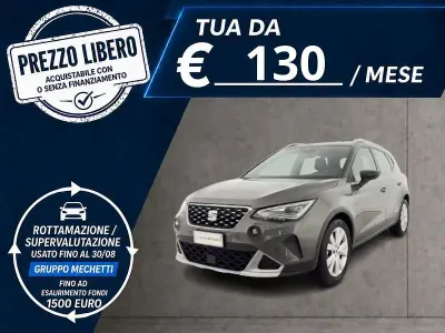 Usata Seat Arona Xperience 95 CV (69 kW) 2023 Grigio tetto nero SUV