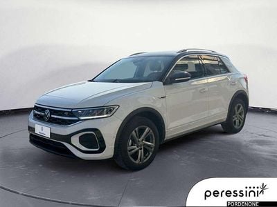 Usata VW T-Roc R-line 116 CV (85 kW) 2023 Bianco tetto nero SUV