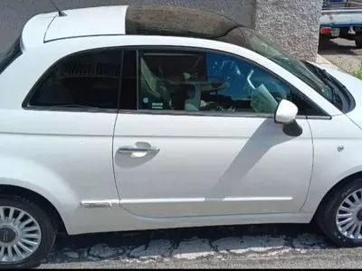 Usata Fiat 500 Lounge 75 CV (55 kW) 2008 Bianco Utilitaria