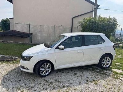 Usata Skoda Fabia Ambition 75 CV (55 kW) 2018 Bianco Berlina