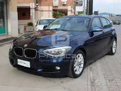 Usata BMW 116 Efficient Dynamics 116 CV (85 kW) 2013 Blu Utilitaria