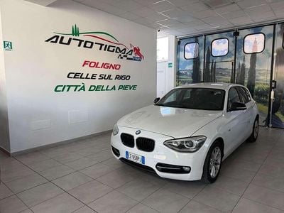 Usata BMW 116 Sport Line 116 CV (85 kW) 2014 Bianco Utilitaria