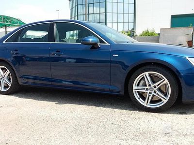 Usata Audi A4 S-Line 252 CV (185 kW) 2017 Blu Berlina