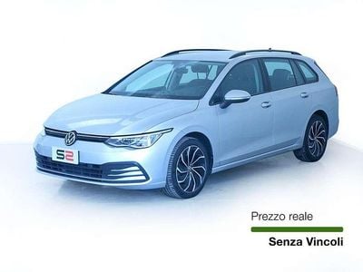 Usata VW Golf VIII Life 110 CV (80 kW) 2021 Argento Station wagon