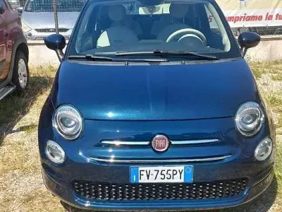 Usata Fiat 500C Dolcevita 69 CV (50 kW) 2019 Blù metallizzato Cabrio