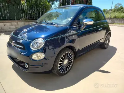 Usata Fiat 500C Riva 69 CV (50 kW) 2016 Blu Cabrio