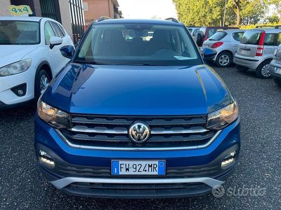 Usata VW T-Cross Style 95 CV (69 kW) 2019 Blu SUV