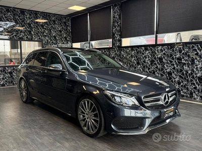 Usata Mercedes C220 Premium 170 CV (125 kW) 2015 Grigio Station wagon
