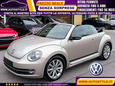 Usata VW Beetle Cabriolet CLUB 110 CV (80 kW) 2015 Grigio Cabrio