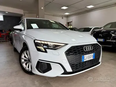 Usata Audi A3 Advanced Plus 116 CV (85 kW) 2022 Bianco Berlina