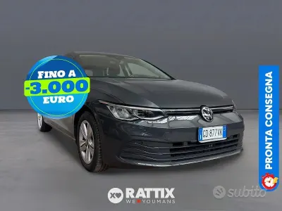 Usata VW Golf VIII Life 110 CV (80 kW) 2020 Urano grey Berlina