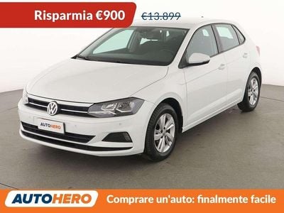 Usata VW Polo Comfortline 80 CV (58 kW) 2019 Bianco Utilitaria