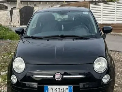 Usata Fiat 500 Lounge 69 CV (50 kW) 2009 Nero Cabrio
