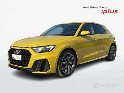 Usata Audi A1 Sportback S-Line 95 CV (69 kW) 2022 Giallo Utilitaria