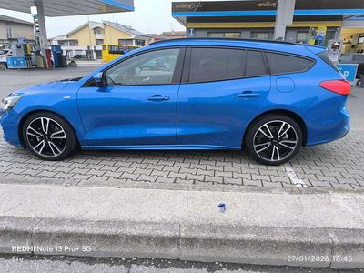 Brugt Ford Focus ST-Line 120 HK (88 kW) 2020 Blå Stationcar